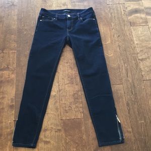 White House Black Market Skimmer Jeans SZ 2